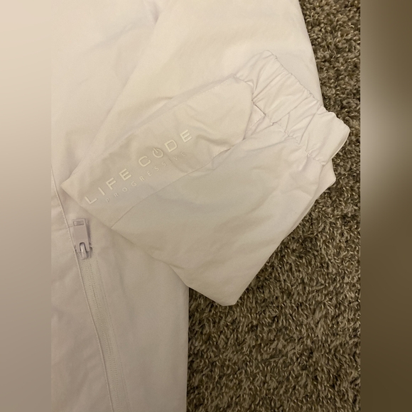 Life Code Progressive Men’s White 100% Nylon Full Zip Lightweight Jacket Size L - Picture 4 of 15